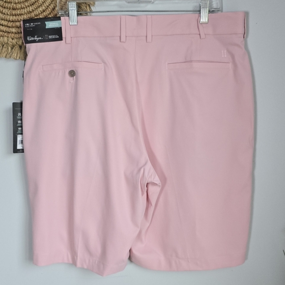Walter Hagen, NWT, Perfect 11 Raspberry Pink Seersucker Golf Shorts, Size 38 - Picture 5 of 14